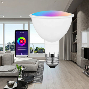 Bombilla LED Inalámbrica Inteligente Tuya RGB+CCT de 5W, Compatible con el Asistente de Google, Control Remoto, Base GU10/E27/GU5.3, Regulable, Garantía de 3 Años - Product Image 6