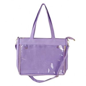 Bolsa de Lona de Poliéster Personalizada con Asa de Algodón, Duradera, Portátil, Reutilizable, con Cierre de Cremallera para Viajes, Bolsa Ita Personalizada para Tarjetas - Product Image 4