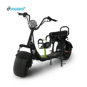 Citycoco — Scooter électrique 50cc avec siège pour bébé pour adulte, fabrication d'usine, nouveau