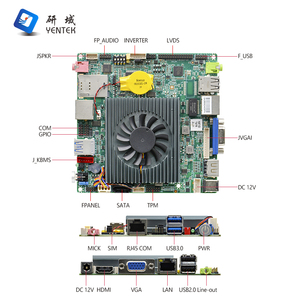 Placa-mãe Intel com processador <span class=keywords><strong>DDR4</strong></span> SATA M.2 VGA HD LVDS Display LAN RJ45 Serial RS232 COM Placa-mãe industrial - Product Image 2