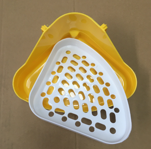 Bac à litière intelligent pour cochons d'Inde, hamsters, furets, lapins et petits animaux – Toilettes d'angle - Product Image 3