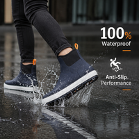 Bottes de pluie courtes en néoprène souple pour femmes, couleur personnalisée, vente en gros d'usine, pour jardin et usage par temps humide