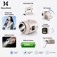 Ventilateur portable sans pales rechargeable H13 avec clip, écran numérique, 2000 mAh, idéal pour l'extérieur – Vente en gros usine