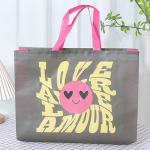 Xinsen Non Woven Bag Spunbond Fabric Customizable Logo General Packaging Shopping Gift - Product Image 5