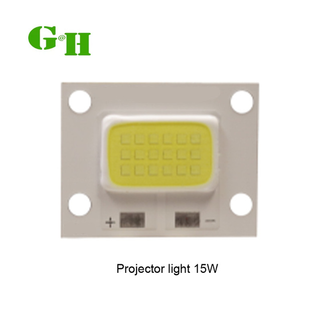 High Brightness Stage Projector Lighting SMD 2835 LED Chips 4W-15W 6000-6500K Cool White CRI 80 CE Certified for Outdoor Use