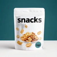 Sachet Doypack Personnalisé Imprimé Anti-humidité de Haute Qualité avec Fermeture Éclair et Fenêtre pour l'Emballage de Farine et de Grains – Vente en Gros
