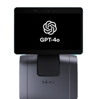 Robot Educativo Temi S1 para Niños, Aprendizaje y Enseñanza, Pantalla Táctil de 13.3 Pulgadas, Resolución 1920x1080, Carga Automática, Programación Robótica