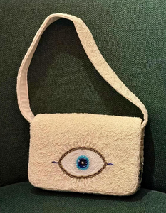 Elegante bolso de hombro con cuentas para mujer, material de primera calidad, patrón multicolor único, perfecto para viajes, compras y uso diario - Product Image 1