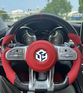 <span class=keywords><strong>Volant</strong></span> en fibre de carbone avec écran LED et palettes de changement de vitesse pour Mercedes Benz A45 <span class=keywords><strong>AMG</strong></span> CLS W176 C63 W204 <span class=keywords><strong>CLA</strong></span> W212 W207 W218 W117 - Product Image 2