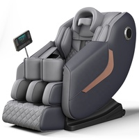 Fauteuil de massage électrique multifonctionnel à gravité zéro avec airbags intégraux de haute qualité en cuir PU, garantie de 2 ans, chauffage