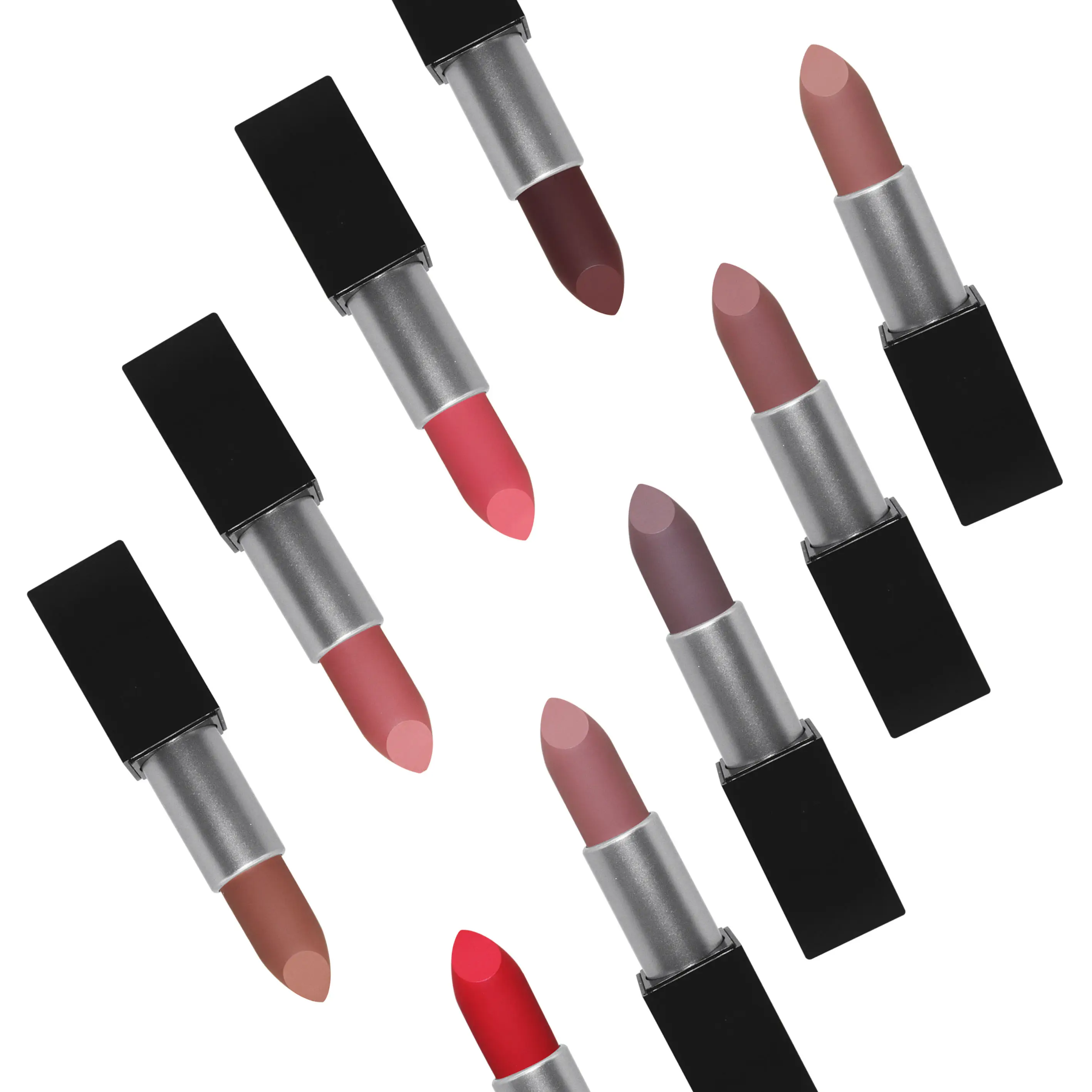 Grosir 9-warna kustom beludru Matte Lip Gloss alami Vegan lipstik permanen Makeup tahan air merek sendiri cairan Lipgloss ODM