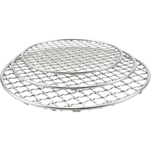 Food Grade 304 Stainless Steel Barbecue Wire Mesh <b>BBQ</b> Grill with Welded Construction and Handle - Product Image 1