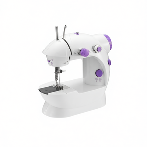 Machine à coudre électrique portable avec lumière LED et pédale à 2 vitesses, modèle en plastique blanc Cjjt247768801az - Product Image 1