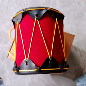 Wholesale Indian <b>Drum</b> Set With Drumsticks Percussion Instrument Early Educational Musical Instrument Cowhide Hand <b>Drum</b> for Kids - Product Image 2