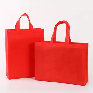 متعدد الألوان مخصصة غير منسوجة حقائب مصنوعة من القماش القماش تحمل حقيبة تسوق بالموجات فوق الصوتية Rpet غير حقائب منسوجة