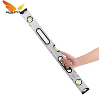 Règle de mesure de niveau magnétique en alliage d'aluminium de haute précision Instrument de niveau à bulle portable multifonctionnel pour un usage domestique