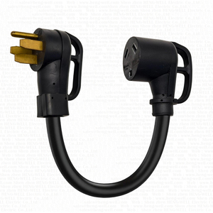 RV <span class=keywords><strong>Power</strong></span> Adapter cắm trại dây 50amp Nam để 30amp Nữ 12 inch 10/3 STW NEMA14-50P 50 amp nam cắm để TT-30R 30 amp nữ - Product Image 1