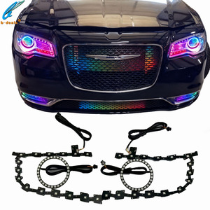 Новый комплект светодиодных плат SRGBA 12В с Bluetooth и динамическими ДХО (Angel Eye) для фар Chrysler 300 C/SRT 2011-2023, аксессуар для автотюнинга - Product Image 3