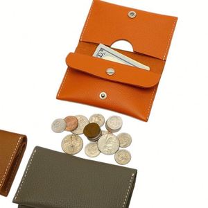 Multi-<b>Card</b> Slot Pu Leather Snap Button Coin Purse Practical Compact Credit Access <b>Card</b> <b>Holder</b> <b>Wallet</b> Unisex - Product Image 5
