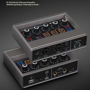 Professional <strong>Recording</strong> Sound Card DSP Reverb 48V Computer Mobile Phone K Song Musical <strong>Instrument</strong> Trembles Live Broadcast Special - Product Image 3