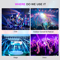 Luz LED móvil de haz de 200W para exteriores, venta al por mayor, DMX512, Gobo, estroboscópica, 2 grados, luces para DJ, discoteca, escenario, fiesta