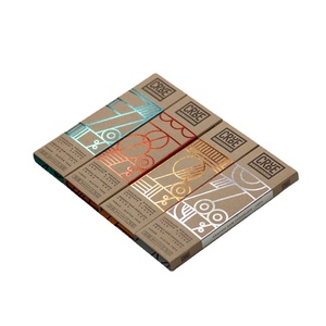 Luxury Chocolate Bar Box Manufacturer Wholesale Custom Kraft Paper Food Grade Gift Packaging Chocolate Box