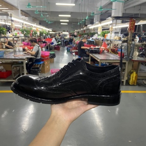 Scarpe Oxford di Lusso <span class=keywords><strong>da</strong></span> <span class=keywords><strong>Uomo</strong></span>, Classiche Brogue con Punta Chiusa, Morbide Scarpe Eleganti per Affari, Cerimonie e Matrimoni - Product Image 2