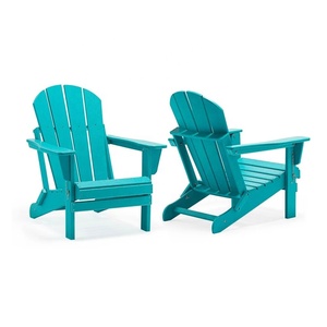 Uplion Foldable Adirondack Chair Peacock Assembly Patio Chair Outdoor Adirondack Chair
