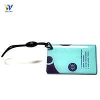 Carte de visite personnalisée avec logo, code QR, époxy, RFID, NFC, carte de membre d'hôtel, porte-clés, 13,56 MHz, étanche, programmable, en bois massif