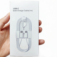 Kabel Data Pengisian Cepat 60W Tipe C ke C Terbaru 2026 untuk iPhone 15 16 17 Pro Max Samsung Android dengan Kotak
