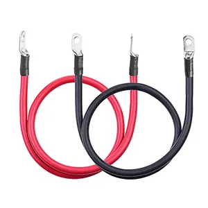 Wholesale 4 AWG 8 AWG Battery Cable Power Battery Inverter Cable with Lug Terminals for Solar Automotive