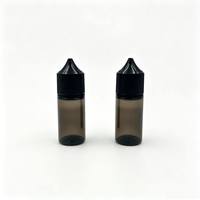 Flacon compte-gouttes transparent en PET de 30 ml, anti-fuite, rechargeable, pour liquides, pigments, échantillons d'huiles essentielles