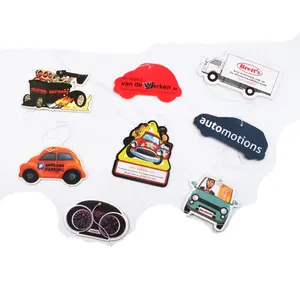 <span class=keywords><strong>D</strong></span>ésodorisant de voiture suspendu en papier, design personnalisé, qualité supérieure, prix abordable - Product Image 1