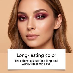 Private Label Makeup <strong>Eyeshadow</strong> Liquid <strong>Eyeshadow</strong> <strong>Burgundy</strong> Starry Glitter Waterproof Smudge-Proof Fast-Drying 3ml Eye Makeup - Product Image 2