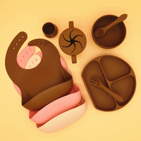 Bavoirs en silicone ajustables imprimés super doux sans BPA Bavoirs bébé imperméables Bavoir en silicone