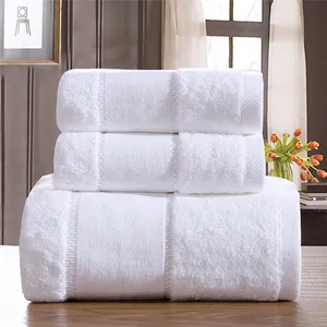 cheap global maker medium size towel compressed stripe spa sauna beach hand cotton towel