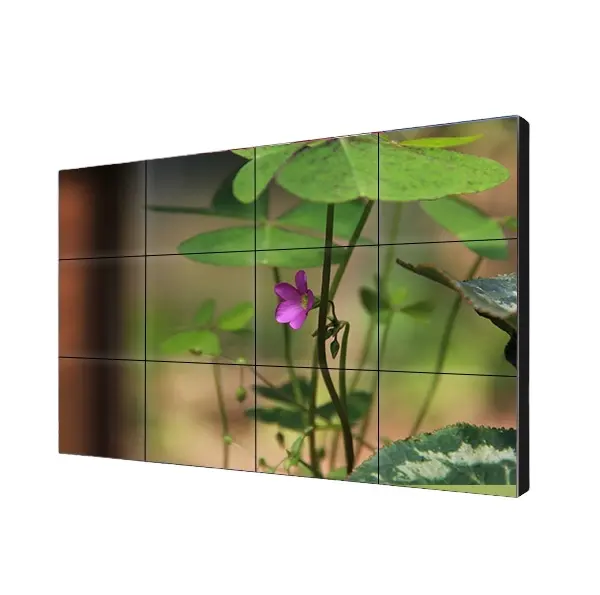 Super Slim 0.88Mm Bezel 8K 55 Inch Lcd Wandmontage Digitale Reclame Display Met Ops Insert & Uitgang voor Openbare Monitoring