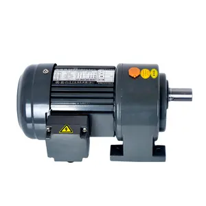 3 phase ac reducer motor 1/2hp 220v 380v 400w gear precision foot mounted reducer motor