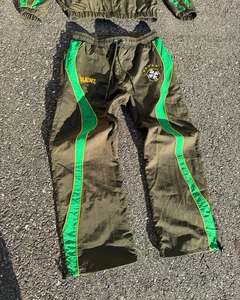 Custom Nylon Zip up <strong>Jacket</strong> and Wide <strong>Straight</strong> Pants Set Lightweight Sports Polyester Sweat Suits High Quality Tracksuit - Product Image 4