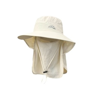 FLS หมวกชาวประมง ขนาดเดียว ไนลอน ปีกกว้าง ป้องกันรังสียูวี หมวกกันแดดกลางแจ้ง - Product Image 1