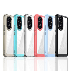 Coque de téléphone acrylique antichoc transparente colorée de livraison rapide pour Huawei Honor 200 - Product Image 2