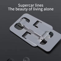 Support de téléphone portable en métal pliable pour bureau, réglable en angle et en hauteur, avec protection anti-corrosion, capacité de 4 à 10 téléphones