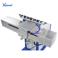 Machine d'impression par tampographie semi-automatique pneumatique quatre couleurs pour stylos/bouteilles de crème