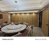 Cloison acoustique automatique en MDF avec cadre en aluminium, isolation phonique, cloison pliante et rotative pour hôtel, restaurant