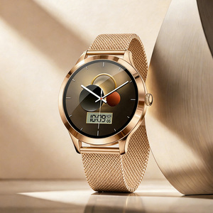 T92 Smart Watch 1.04 Inch AMOLED Fitness Tracker with Heart Rate Blood Oxygen Monitor IP68 Waterproof for Ladies Women - Product Image 2