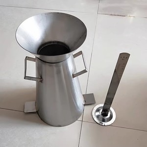 Tes konsistensi aliran beton baja tahan karat penguji kerucut Slump - Product Image 4