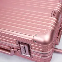 새로운 디자인 고급 알루미늄 트롤리 케이스 가방 휴대용 휴대용 빛 안전 캐리 가방