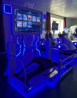 Máquina de Esquí VR 9D - Juego de Esquí VR Interior, Equipo de Juego Educativo de Metal para Uso Comercial y en Centros Comerciales