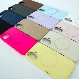 Funda de teléfono móvil de silicona líquida magnética estilo <span class=keywords><strong>Beats</strong></span> para IPhone17 16 15 14 13 12 11 Pro Max - Product Image 2