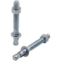 Produit d'ancrage de cale en béton amovible en acier au carbone zingué M10